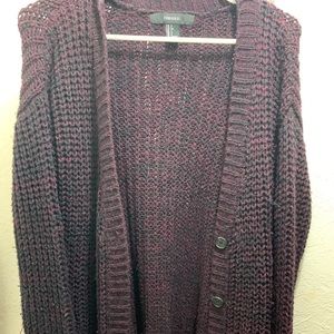 Maroon Cardigan